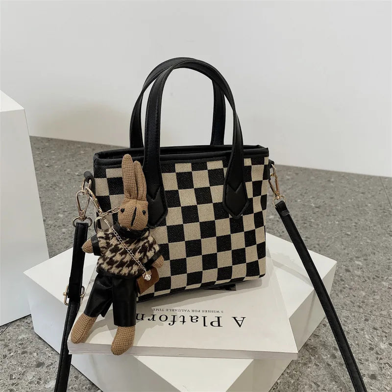 Elea – Plaid Crossbody Handbag