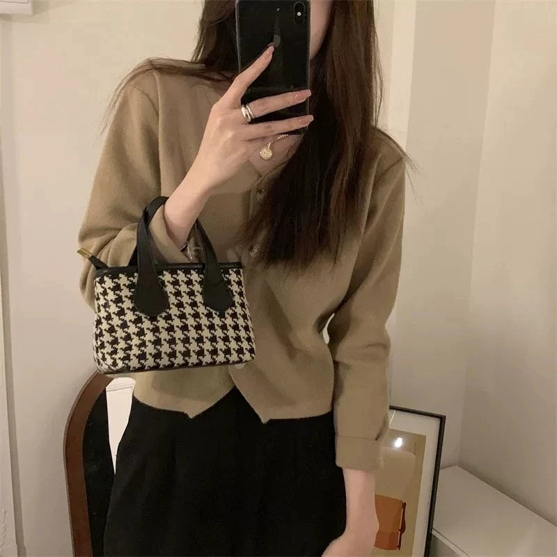 Elea – Plaid Crossbody Handbag