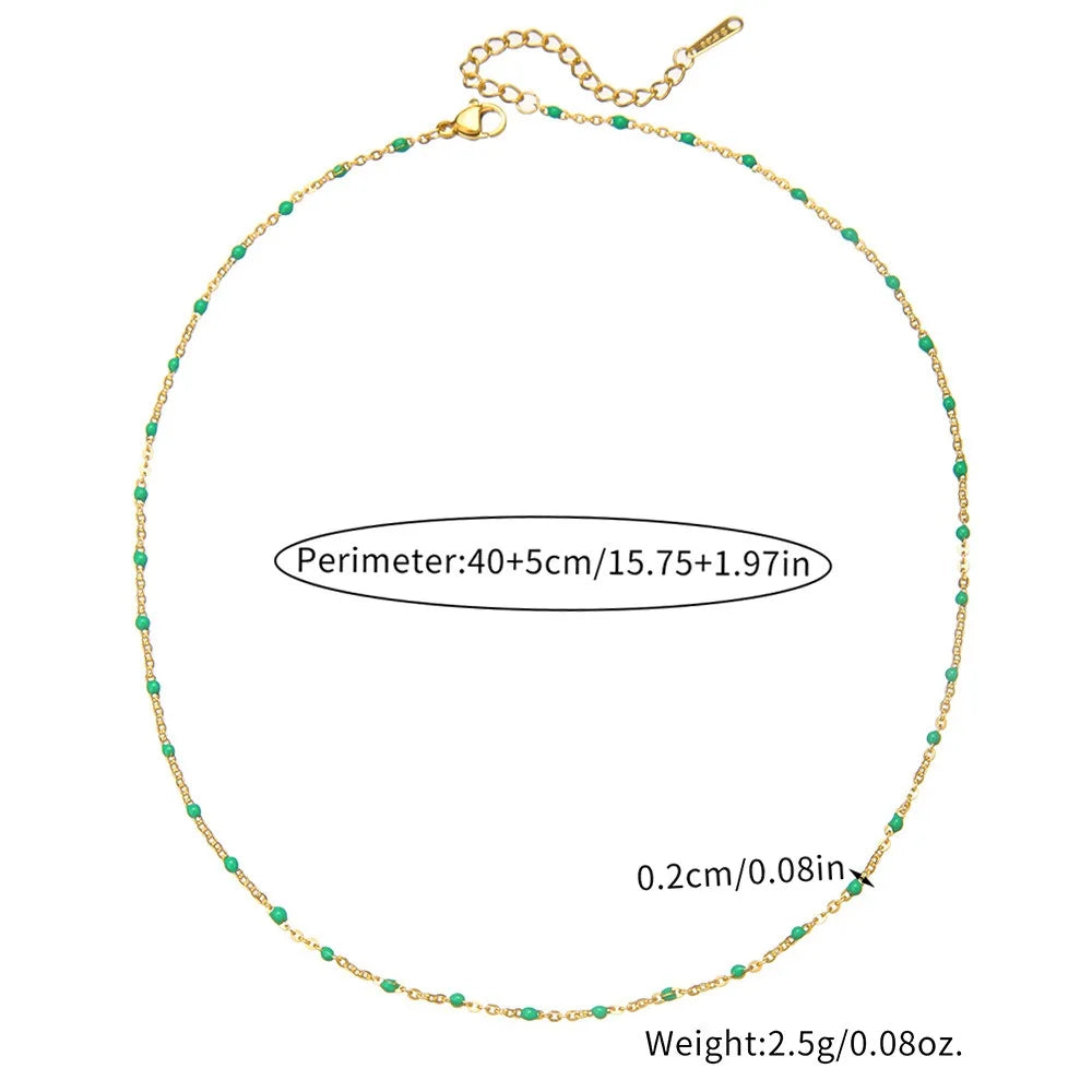 Luna Color Drop Necklace